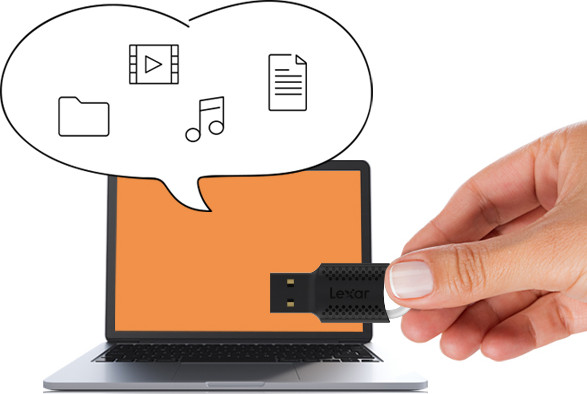 Изображение товара USB flash накопитель Lexar JumpDrive V40 64GB (LJDV40-64GAB)