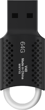 Изображение товара USB flash накопитель Lexar JumpDrive V40 64GB (LJDV40-64GAB)