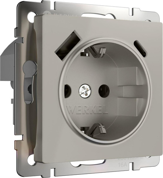 Изображение товара Розетка Werkel W1271704 (дымчатый)
