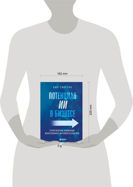 Изображение товара Книга Бомбора Потенциал ИИ в бизнесе, твердая обложка (Саксена Аша)