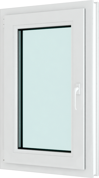 Изображение товара Окно ПВХ Добрае акенца С поворотно-откидной створкой 2 стекла левое (1300x900)
