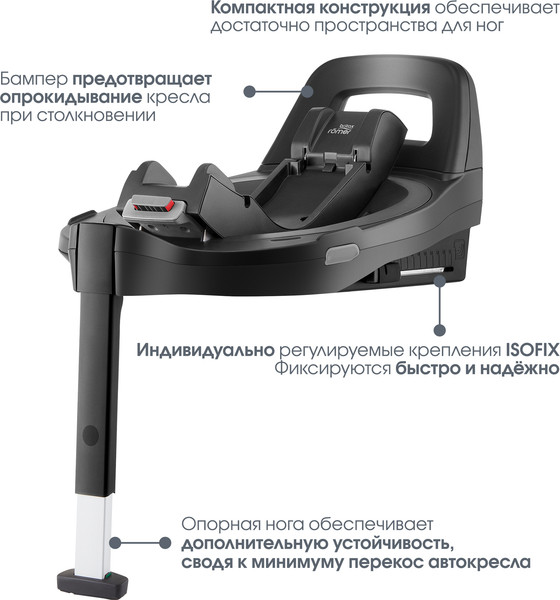 Изображение товара Автокресло Britax Romer Baby-Safe Pro + Vario Base 5z (Space Black)