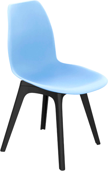 Изображение товара Стул пластиковый Sheffilton SHT-ST29/S195 (голубой Pan278/черный пластик)