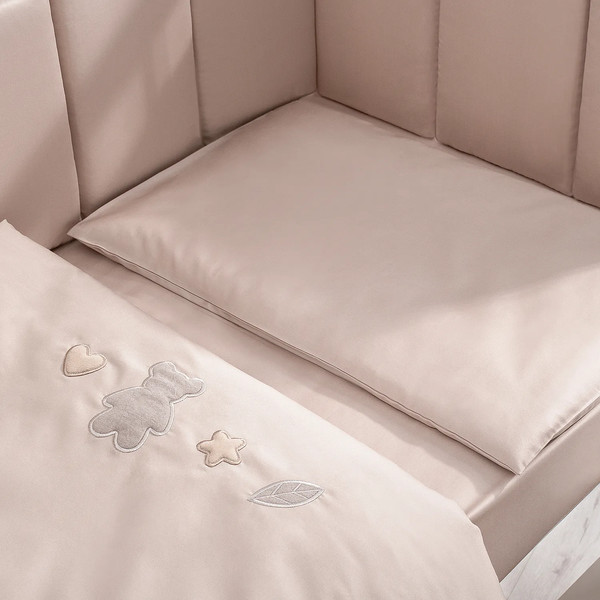 Изображение товара Комплект постельный для малышей Perina Teddy Sateen Collection / ТДСК2-01.4/40 (бежевый)