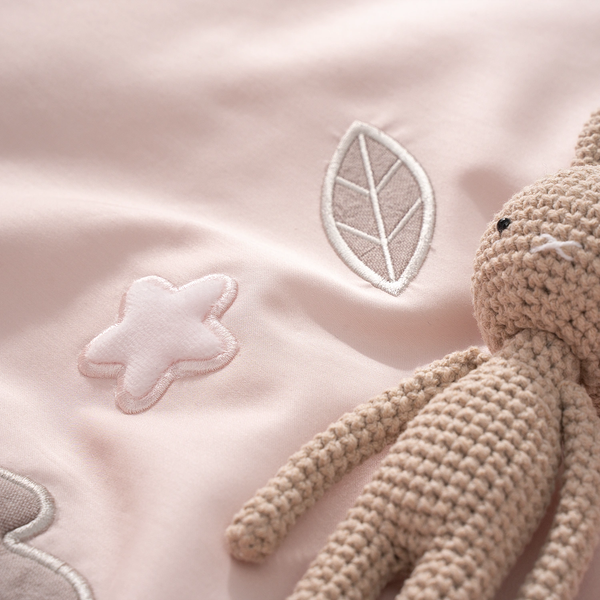 Изображение товара Комплект постельный для малышей Perina Teddy Sateen Collection / ТДСК2-01.7/40 (розовый)