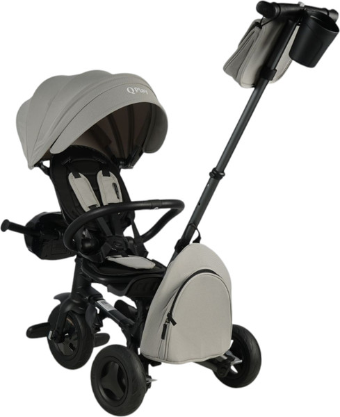 Изображение товара Трехколесный велосипед с ручкой QPlay Rider SM / S700-17 (серый/графитовый)