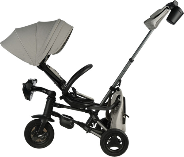 Изображение товара Трехколесный велосипед с ручкой QPlay Rider SM / S700-17 (серый/графитовый)