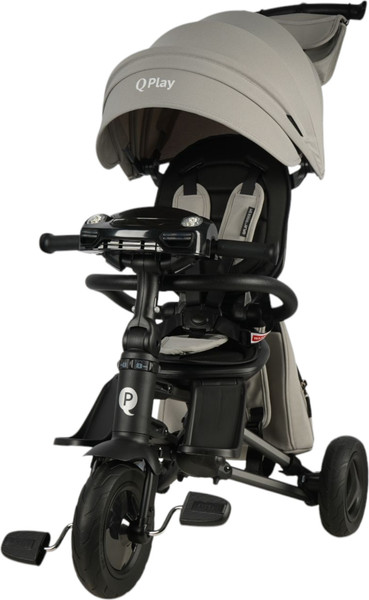 Изображение товара Трехколесный велосипед с ручкой QPlay Rider SM / S700-17 (серый/графитовый)