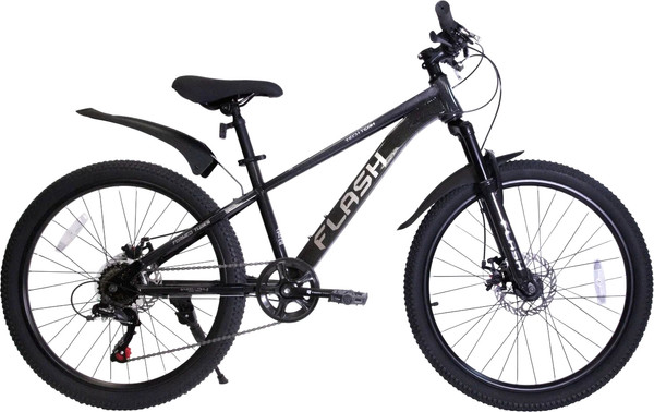 Изображение товара Велосипед Tech Team Flash 24x13 2024 / NN012284 (черный хамелеон, разобранный, в коробке)