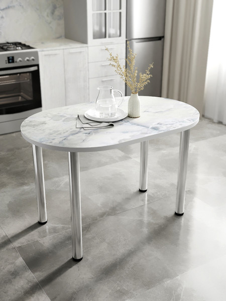 Изображение товара Обеденный стол Артём-Мебель СН-105.02 (оникс голубой)