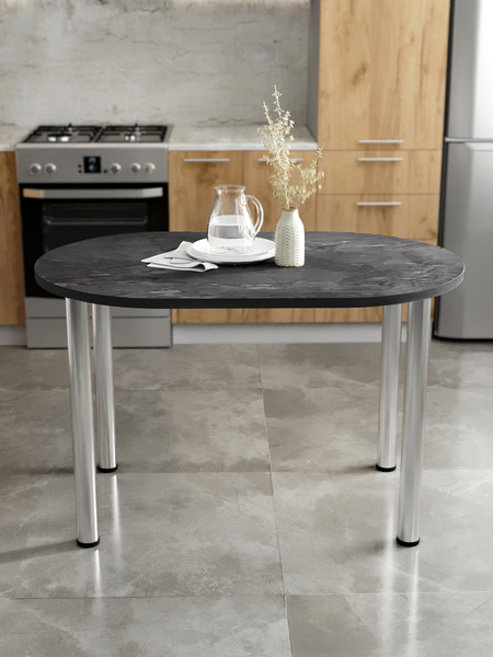 Изображение товара Обеденный стол Артём-Мебель СН-105.02 (мрамор империал темный)