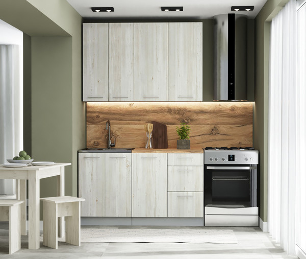 Изображение товара Кухонный гарнитур Артём-Мебель Эльза СН-114 без стекла ДСП 1.4 (сосна винтерберг)