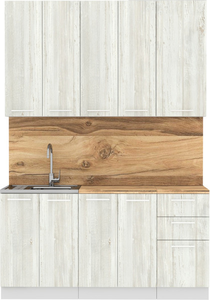 Изображение товара Кухонный гарнитур Артём-Мебель Эльза СН-114 без стекла ДСП 1.6/3 (сосна винтерберг)