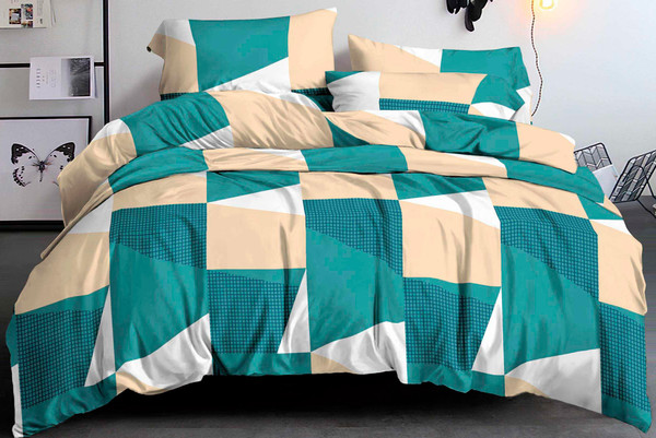 Изображение товара Комплект постельного белья PANDORA №11709-03 (S/P) 2.0 с европростыней (полисатин)