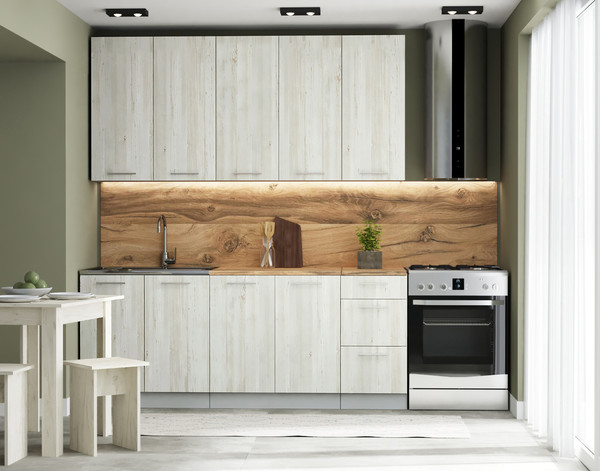 Изображение товара Кухонный гарнитур Артём-Мебель Эльза СН-114 без стекла ДСП 2.0 (сосна винтерберг)