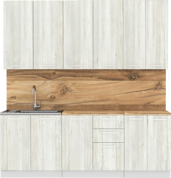 Изображение товара Кухонный гарнитур Артём-Мебель Эльза СН-114 без стекла ДСП 2.2 (сосна винтерберг)