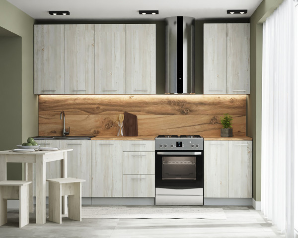 Изображение товара Кухонный гарнитур Артём-Мебель Эльза СН-114 без стекла ДСП 2.2 (сосна винтерберг)