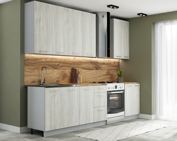 Изображение товара Кухонный гарнитур Артём-Мебель Эльза СН-114 без стекла ДСП 2.2 (сосна винтерберг)