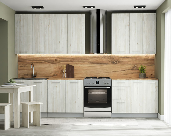 Изображение товара Кухонный гарнитур Артём-Мебель Эльза СН-114 без стекла ДСП 2.6 (сосна винтерберг)