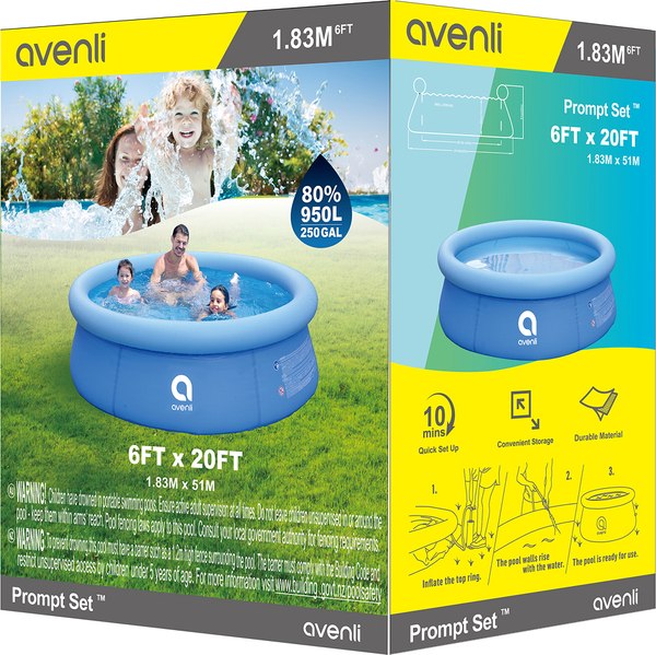 Изображение товара Надувной бассейн Avenli Prompt Set Pool / 12025