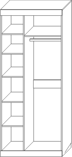 Изображение товара Горка Мебель-КМК Лондон 2 КМК 1108 (дуб кентерберри/сосна натуральная)