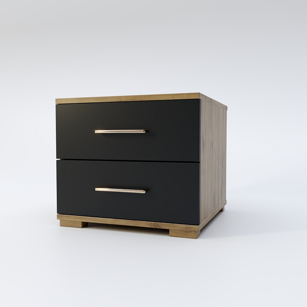 Изображение товара Комплект мебели для спальни Мебель-КМК Мишель 1 КМК 1040 (дуб наварра/антрацит)