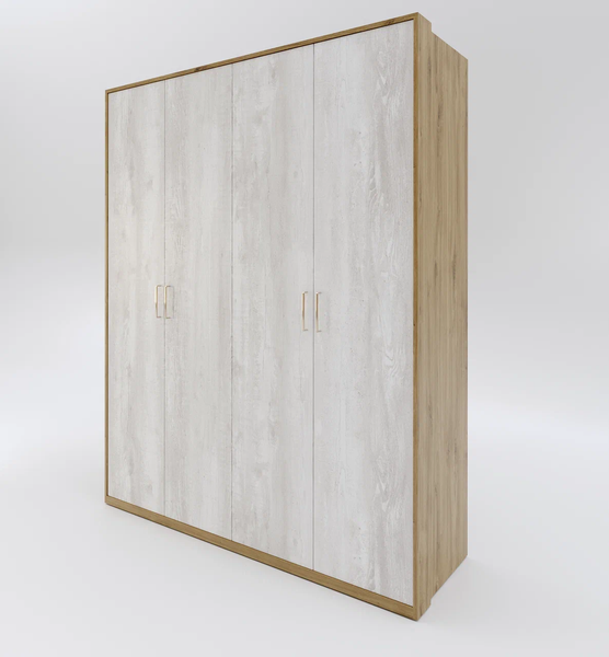 Изображение товара Комплект мебели для спальни Мебель-КМК Мишель 1 КМК 1040 (дуб наварра/бетон пайн светлый)