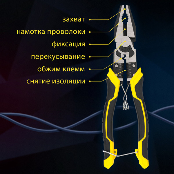 Изображение товара Плоскогубцы Грандмастер Многофункциональные PL-217 / 671255