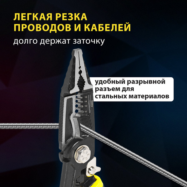 Изображение товара Плоскогубцы Грандмастер Многофункциональные PL-220 / 671257