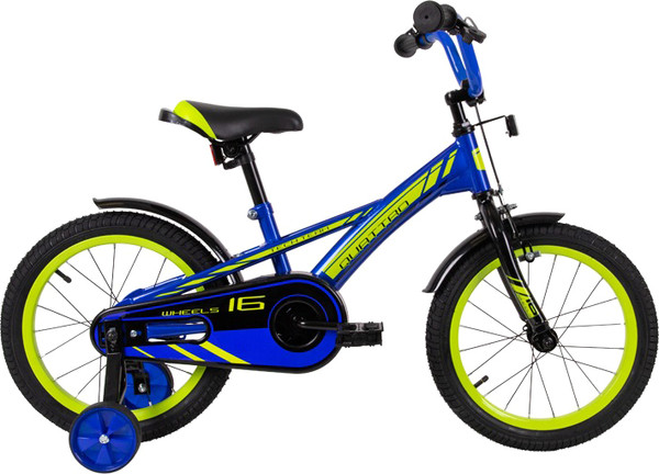 Изображение товара Детский велосипед Tech Team Quattro 14 / NN013923 (синий, разобранный, в коробке)