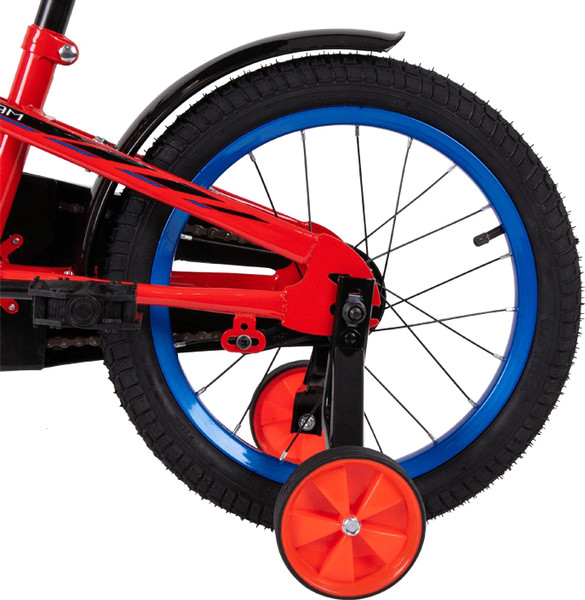 Изображение товара Детский велосипед Tech Team Quattro 14 / NN013920 (красный, разобранный, в коробке)