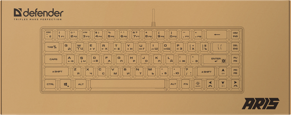 Изображение товара Клавиатура Defender Aris GK-349 / 45344