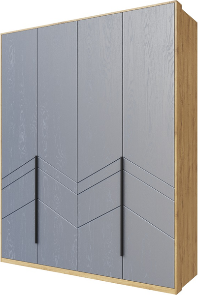 Изображение товара Комплект мебели для спальни Мебель-КМК Тиана 1 КМК 1071 (дуб наварра/графит)