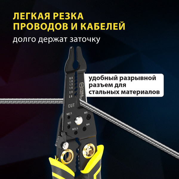 Изображение товара Плоскогубцы Грандмастер Многофункциональные PL-205 / 671261