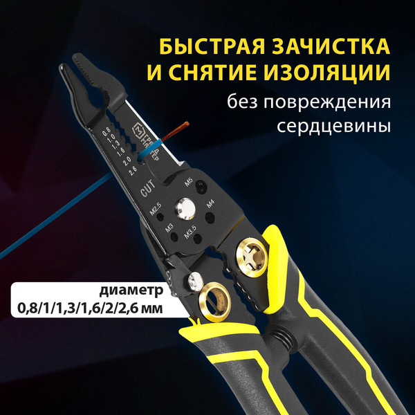 Изображение товара Плоскогубцы Грандмастер Многофункциональные PL-205 / 671261