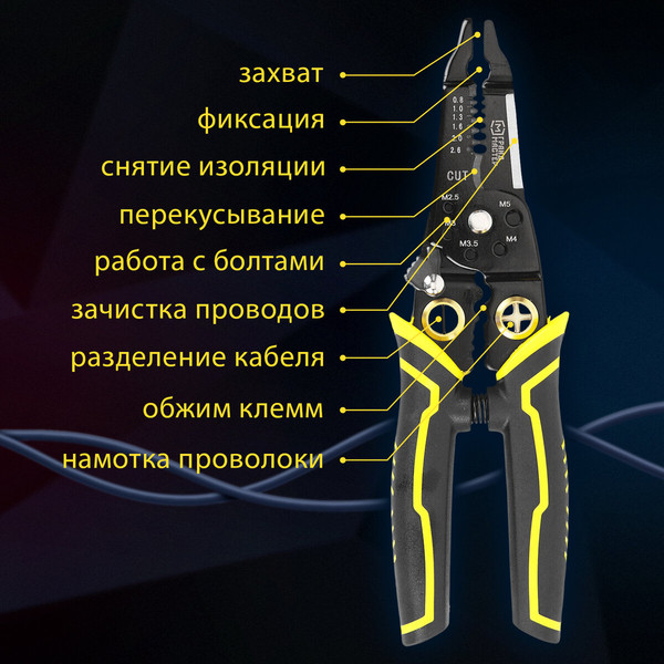 Изображение товара Плоскогубцы Грандмастер Многофункциональные PL-205 / 671261