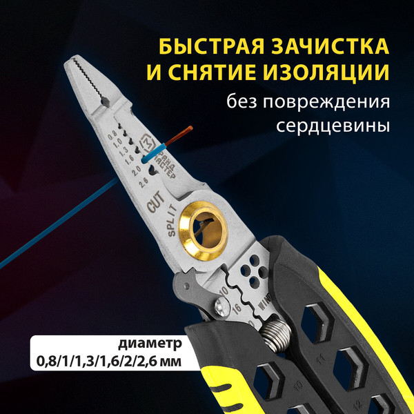 Изображение товара Плоскогубцы Грандмастер Многофункциональные PL-185 / 671262