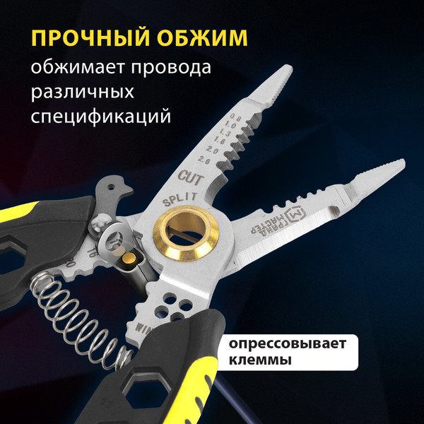 Изображение товара Плоскогубцы Грандмастер Многофункциональные PL-185 / 671262
