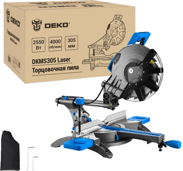 Изображение товара Торцовочная пила Deko DKMS305 Laser / 084-1060