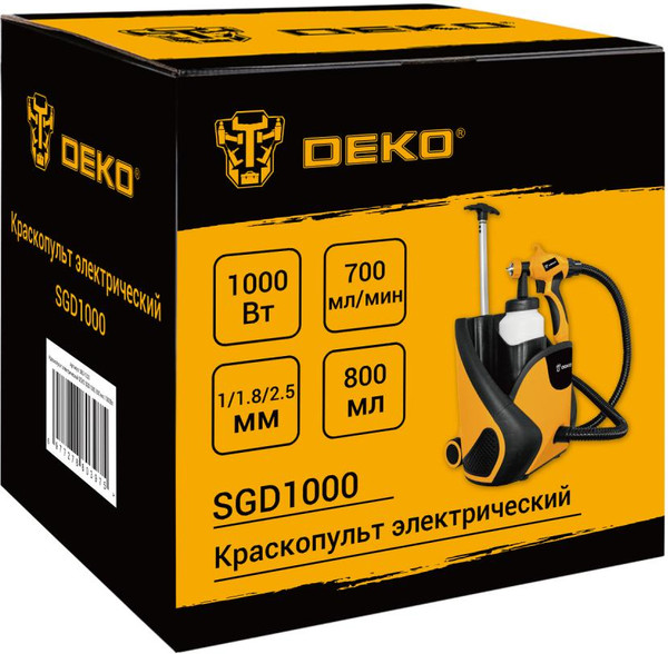 Изображение товара Краскопульт электрический Deko SGD1000 / 085-1333