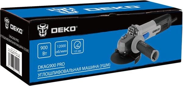 Изображение товара Угловая шлифовальная машина Deko DKAG900 PRO / 085-1054