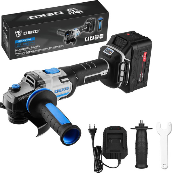 Изображение товара Угловая шлифовальная машина Deko DKAG20 PRO / 085-1073