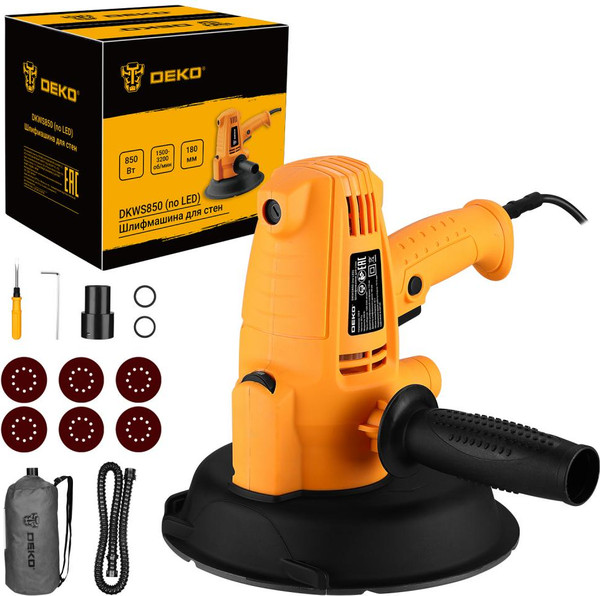 Изображение товара Шлифовальная машина для стен Deko DKWS850 / 085-1059