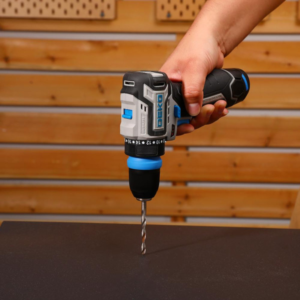 Изображение товара Аккумуляторная дрель-шуруповерт Deko Loner 12V PRO / 085-1011