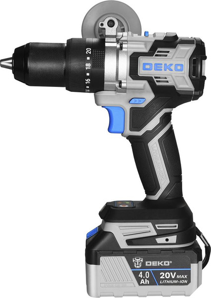 Изображение товара Аккумуляторная дрель-шуруповерт Deko DKCID20 PRO / 085-1068