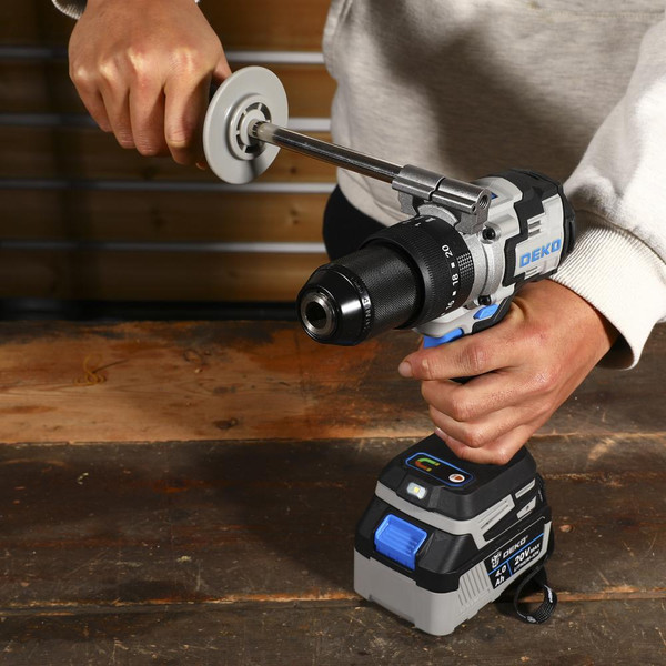 Изображение товара Аккумуляторная дрель-шуруповерт Deko DKCID20 PRO / 063-4457