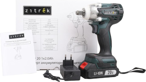 Изображение товара Аккумуляторный гайковерт Zitrek Crusher 20 / 085-1021