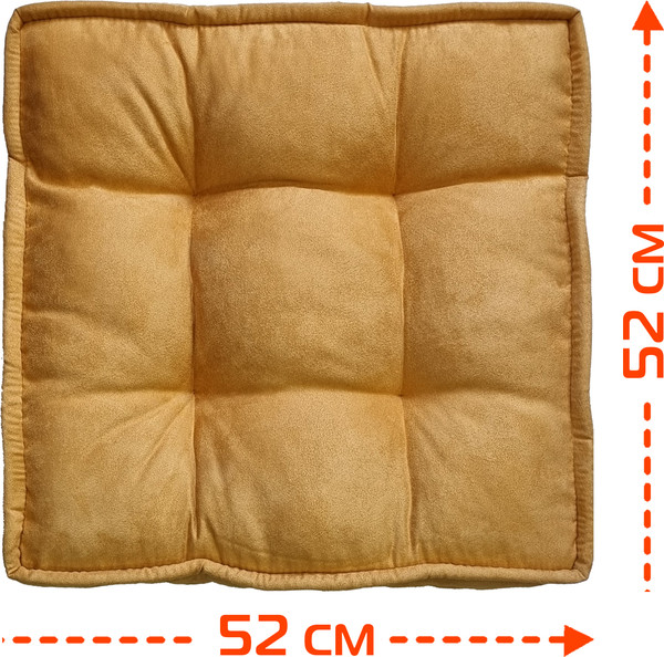 Изображение товара Подушка на стул MATEX Big Pouf / 67-511 (карамельный)