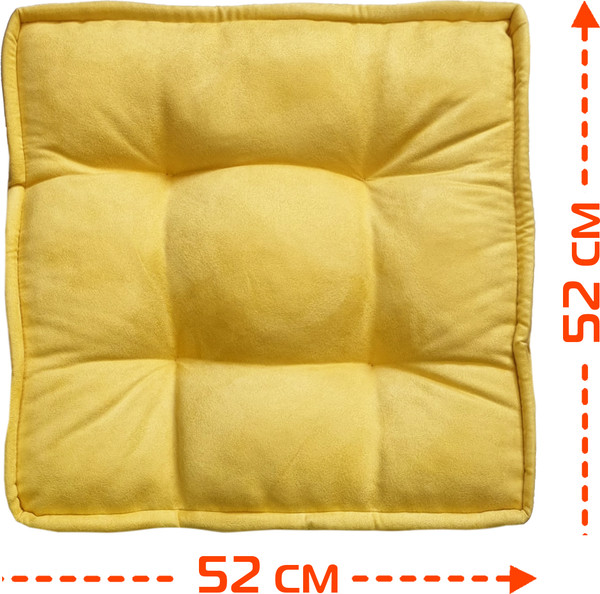 Изображение товара Подушка на стул MATEX Big Pouf / 20-370 (горчичный)
