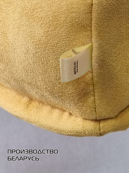 Изображение товара Подушка на стул MATEX Big Pouf / 20-370 (горчичный)